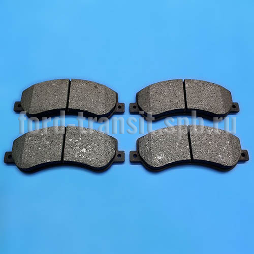 Колодки тормозные передние Форд Транзит 06-14 (RWD, FWD, R16", 1433952)  купить в сети магазинов автозапчастей Транзит, цена 2690 ₽