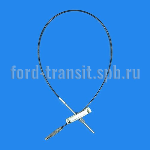 Трос ручного тормоза Форд Транзит 2000-2006 (FWD, RWD, MWB, 4060871)  купить в сети магазинов автозапчастей Транзит, цена 1500 ₽