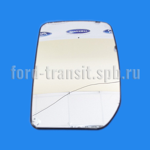 Стекло бокового зеркала Форд Транзит 00-14 (L, с обогревом, брак, 4059968)  купить в сети магазинов автозапчастей Транзит, цена 450 ₽