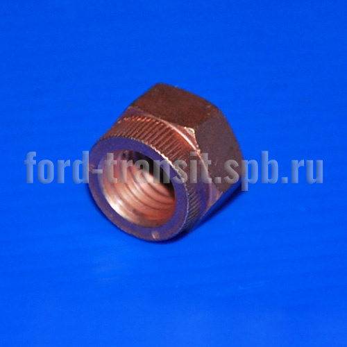 Гайка шпильки выпускного коллектора Форд Транзит 86-00 (M10х1,5, 6503553)  купить в сети магазинов автозапчастей Транзит, цена 90 ₽